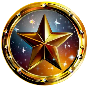 Fantasy Round Star Png Qrh PNG Image