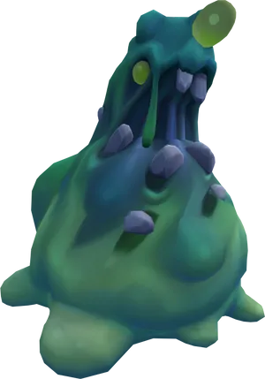 Fantasy Slime Monster PNG Image