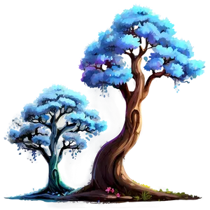 Fantasy Small Tree Png Qqt55 PNG Image