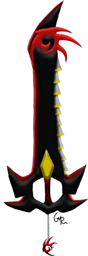 Fantasy Styled Blade Artwork PNG Image