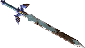 Fantasy Sword Illustration PNG Image