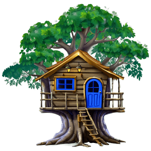 Fantasy Tree House PNG 06282024 PNG