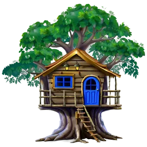 Fantasy Tree House Png 06282024 PNG Image