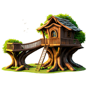 Fantasy Tree House PNG 06282024 PNG