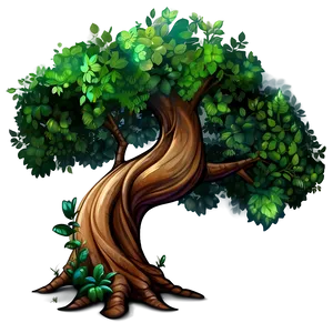 Fantasy Tree Illustration Png 06122024 PNG Image