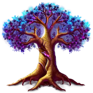 Fantasy Tree Illustration Png 06122024 PNG Image