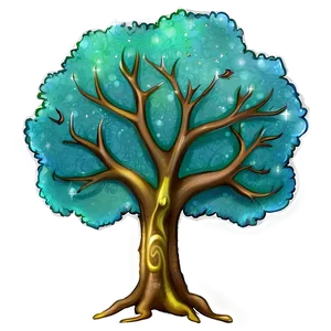 Fantasy Tree Illustration Png 06122024 PNG Image