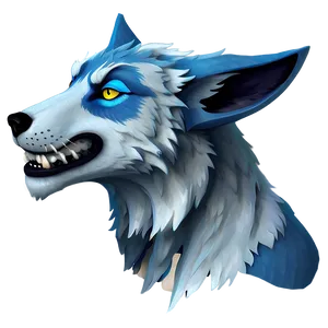 Fantasy Wolf Face Avatar Png 6 PNG Image