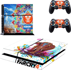 Playstation 4 Phat Decal / Skin / Vinyl - Playstation 4, HD Png Download PNG with transparent background