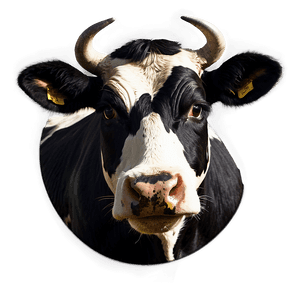 Farm Animal Cow Face PNG 06212024 PNG