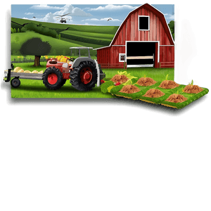 Farm Landscape PNG vxr10 PNG with transparent background