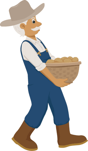 Farmer - Transparent Background Farmer Clipart, HD Png Download PNG with transparent background