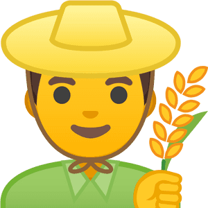 Man Farmer Icon - Farmer Emoji, HD Png Download PNG with transparent background