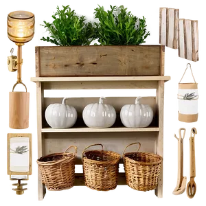 Farmhouse Home Decor Png 2 PNG Image