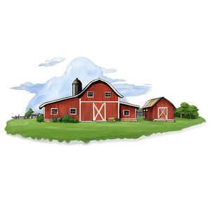 Farmhouse Scenery PNG vpl PNG