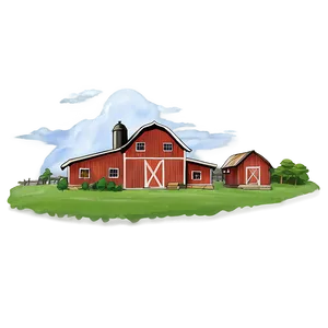 Farmhouse Scenery Png Vpl PNG Image