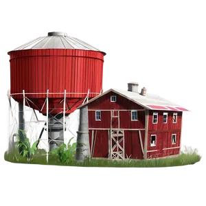 Farmhouse Water Tower Png 53 PNG Image