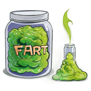 Fart in a Jar Cartoon PNG 05232024 PNG image with transparent background