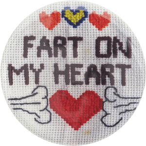 Fart On My Heart I Heart Button Museum - Stitch, HD Png Download PNG image with transparent background