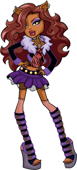 Confident And Fierce, She Is Considered The School's - Monster High Wolf, HD Png Download PNG with transparent background