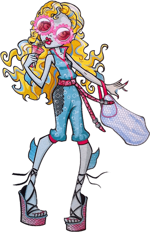 Monster High Fashion Pack Lagoona Clipart , Png Download - Monster High Doll Fashion Lagoona Blue, Transparent Png PNG with transparent background
