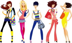 Fashion Clipart Fashion Girl - Women Fashion Clipart Png, Transparent Png PNG with transparent background