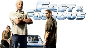 Fast_and_ Furious_ Movie_ Promo PNG Image