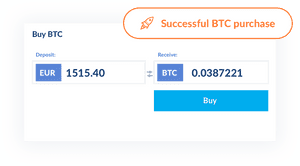 Fast Cryptocurrency Trading - Successful Bitcoin Transfer, HD Png Download PNG image with transparent background