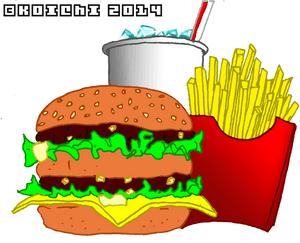 Transparent Mcdonalds Fries Png - Mcdonalds Big Mac Cartoon, Png Download PNG