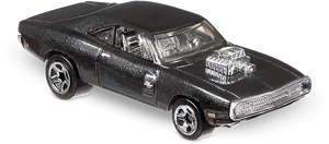 Fast Furious Iconic Black Muscle Car PNG Image