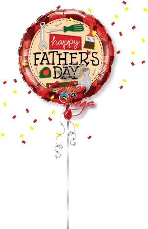 Fathers Day Celebration Balloon PNG image with transparent background