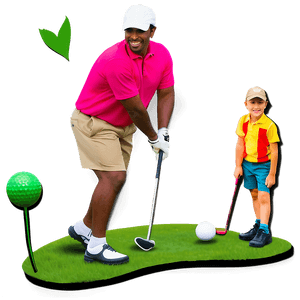 Fathers Day Golf Theme PNG 05212024 PNG image with transparent background