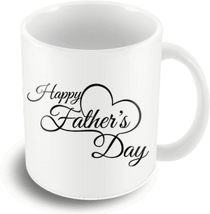 Fathers Day Mug Celebration PNG image with transparent background