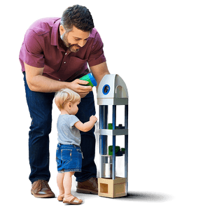 Fathers Day Science Experiment PNG 05212024 PNG image with transparent background