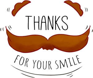 Fathers Day Thanks For Your Smile PNG Image