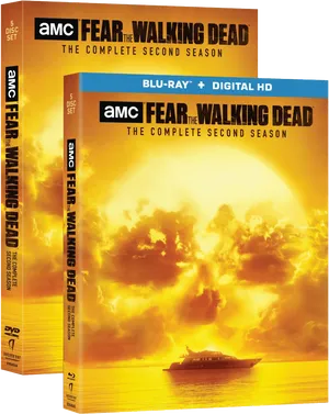 Fear The Walking Dead_ Season2_ Blu Ray Set PNG Image