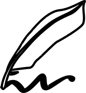 Feather Pen Icon PNG Image