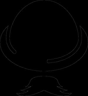 Fedora Linux Logo Outline PNG image with transparent background