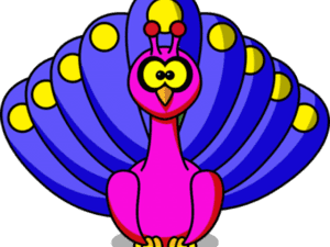 Feet Clipart Peacock - Peacock Clip Art, HD Png Download PNG image with transparent background