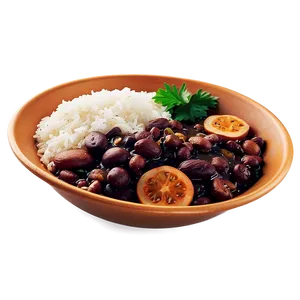 Feijoada With Rice Accompaniment Png Xwg PNG Image