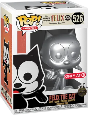 Felix The Cat P O P Figure Box PNG Image