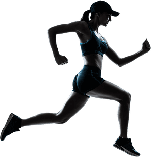 Running Woman Png Image - Girl Running No Background PNG image with transparent background