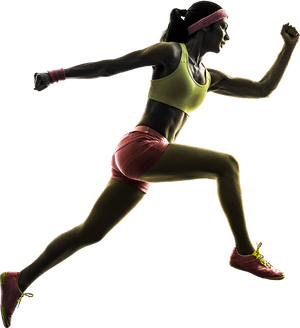 Running Girl Png Image - Woman Running Png PNG image with transparent background