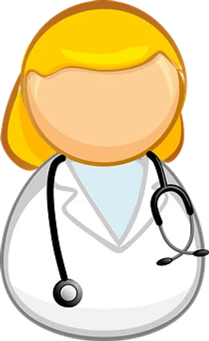 Female Doctor Avatar Clipart PNG Image