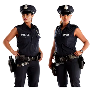 Female Police Officer Png 06252024 PNG Image