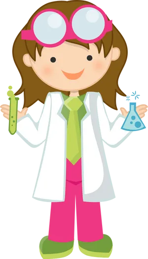 Female Science Teacher Clipart PNG Image