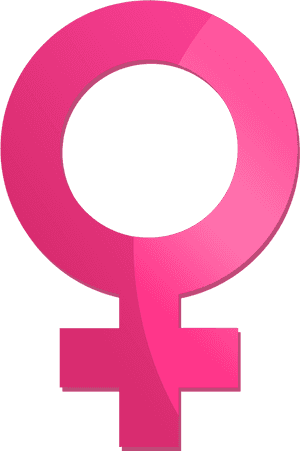 Gender Symbol Female - Female Gender Sign Clipart, HD Png Download PNG with transparent background