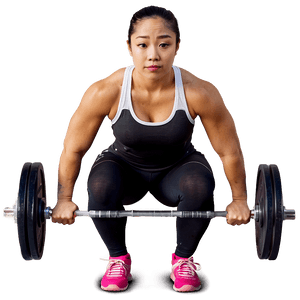 Female Weightlifter PNG uuh38 PNG image with transparent background
