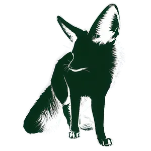 Fennec Fox Silhouette Png 06262024 PNG Image