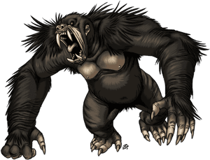 62947 - Dire Ape 3.5, HD Png Download PNG image with transparent background